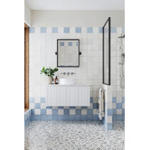 Alessia Tiles Naples Gloss Blue Small Square Ceramic Tile