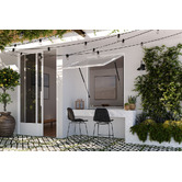 Elena Tiles Florence Matt White &amp; Black Decorative Porcelain Tile