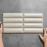 Elena Tiles Nevada Dune Satin Subway Ceramic Tile