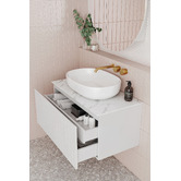 Elena Tiles Marlo 300 x 300mm Grey Terrazzo Look Porcelain Tile