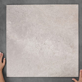 Elena Tiles Cooper Grey Square Porcelain Tile