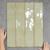 Elena Tiles Claudia Sage Subway Ceramic Tile