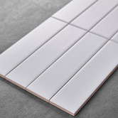 Elena Tiles Nevada White Subway Ceramic Tile