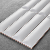 Elena Tiles Nevada Dune White Subway Ceramic Tile