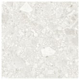 Elena Tiles Marlo 300 x 300mm White Terrazzo Look Porcelain Tile