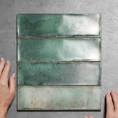 Elena Tiles Seville Jade Green Subway Ceramic Tile