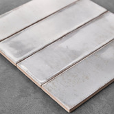 Elena Tiles Seville Pearl White Subway Ceramic Tile