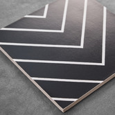 Elena Tiles Brooklyn Black Square Porcelain Tile