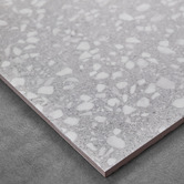 Elena Tiles Hudson Grey Terrazzo Look Porcelain Tile