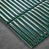 Elena Tiles Akira Jade Kit Kat Porcelain Mosaic Tile