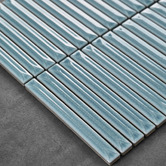 Elena Tiles Akira Water Kit Kat Porcelain Mosaic Tile