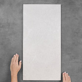 Elena Tiles Cooper White Rectangle Porcelain Tile