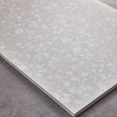 Elena Tiles Hudson 300 x 600mm Light Grey Terrazzo Look Porcelain Tile