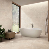 Elena Tiles Crown Matt Beige Square Tile