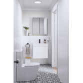 Elena Tiles Camilla White &amp; Black Decorative Porcelain Tile