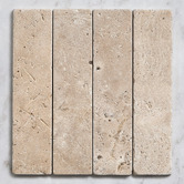 Elena Tiles Apollo Tumbled Beige Subway Marble Tile