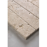 Elena Tiles Apollo Tumbled Beige Subway Marble Tile