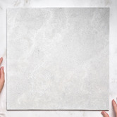 Elena Tiles Crown Matt White Square Tile