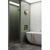 Elena Tiles Cooper Charcoal Rectangle Porcelain Tile