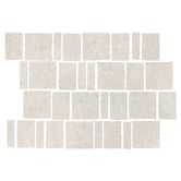 Elena Tiles Evander Matt Beige Stone Look Porcelain Mosaic Tile
