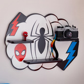 Disney Home Disney Home Kids&#039; Marvel Spider-Man Cloud Wall Shelf