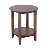 Terra Living Liselotte Round Rubberwood Lamp Table