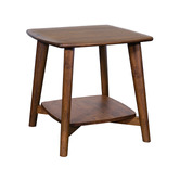 Terra Living Carlo Rubberwood Lamp Table