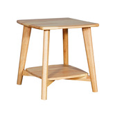 Terra Living Carlo Rubberwood Lamp Table