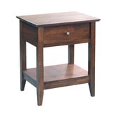 Terra Living Liselotte Rubberwood Bedside Table