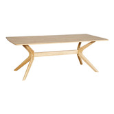Terra Living Carlo Rubberwood Dining Table