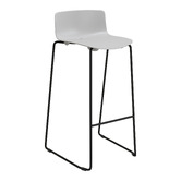 Marblanc 75cm Unica I Upholstered Sled Bar Stool