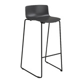 Marblanc 75cm Unica I Upholstered Sled Bar Stool