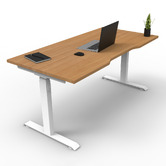 Hosie Office Solutions Herschel 120cm Economy Electric Sit &amp; Stand Desk