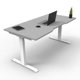 Hosie Office Solutions Herschel 120cm Economy Electric Sit &amp; Stand Desk
