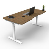 Hosie Office Solutions Herschel 130cm Round Sit &amp; Stand Desk