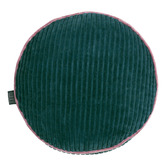 KAAT Amsterdam Green Perdy Cotton Velvet Cushion