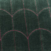 KAAT Amsterdam Green Saga Cotton Cushion