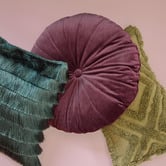 KAAT Amsterdam Mandarin Round Velvet Cushion