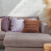KAAT Amsterdam Terracotta Quilta Velvet Cushion