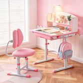 Keezi Keezi Kids' Ergonomic Study Desk &amp; Chair Set