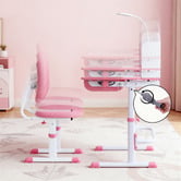 Keezi Keezi Kids' Ergonomic Study Desk &amp; Chair Set