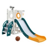Keezi Keezi Slide with Telescope &amp; Basketball Hoop