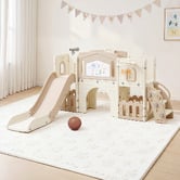 Keezi Keezi Slide Play Centre with Drawing Board