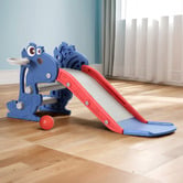 Keezi Keezi Dragon Slide with Basketball Hoop
