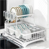 Chester Homewares Hosea 2 Tier Foldable Dish Drying Rack