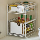 Chester Homewares Jonah 2 Tier Carbon Steel Storage Rack