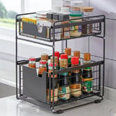 Chester Homewares Jonah 2 Tier Carbon Steel Storage Rack