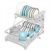 Chester Homewares Hosea 2 Tier Foldable Dish Drying Rack