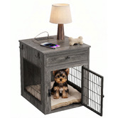 Viviendo 2-in-1 Pet Crate Bedside Table