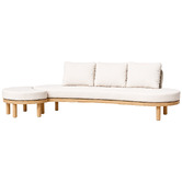 Bama by Hartman 4 Seater Bowen Acacia Wood Outdoor Lounge Set